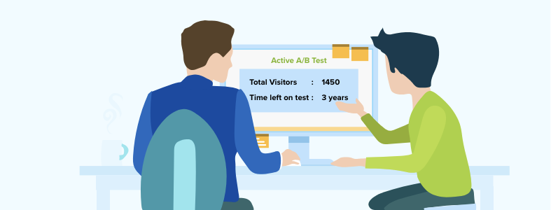 A/B Testing mistake - low traffic