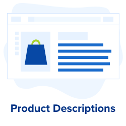 product descriptions